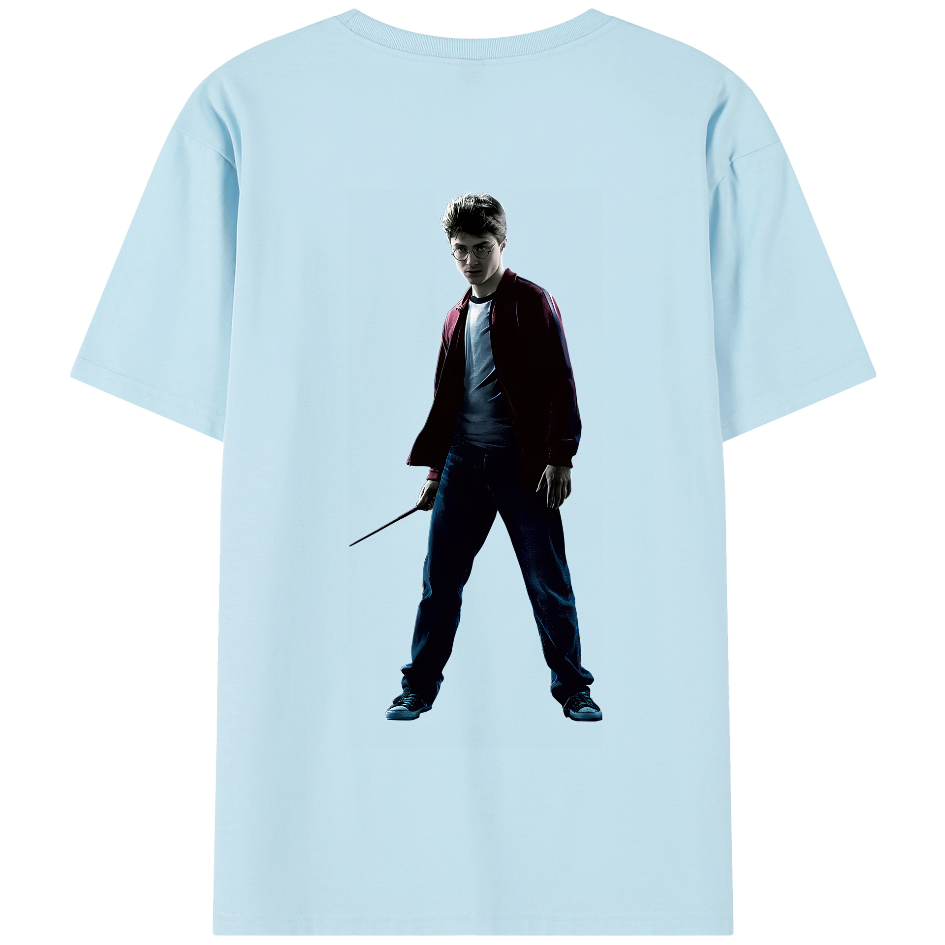 （画像用） Harry Potter ハリー・ポッターシリーズ 綿100％半袖Tシャツ（背面プリント）